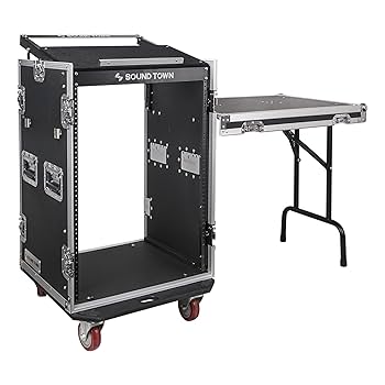 お12● ROCK SOUNDSOLID MONITOR L／Rセット STRK-M12UWD | 12U Universal Steel Rack, w/ Mesh Doors